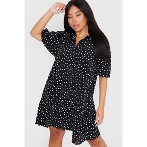 I Joah Polka Dot Shirt Dress NWT!
